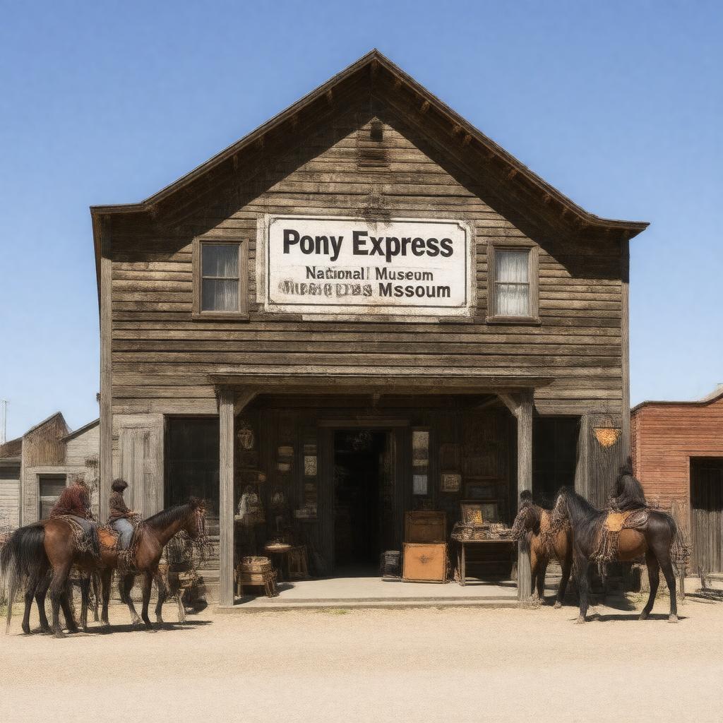 AI-created image of Pony Express Historical Association