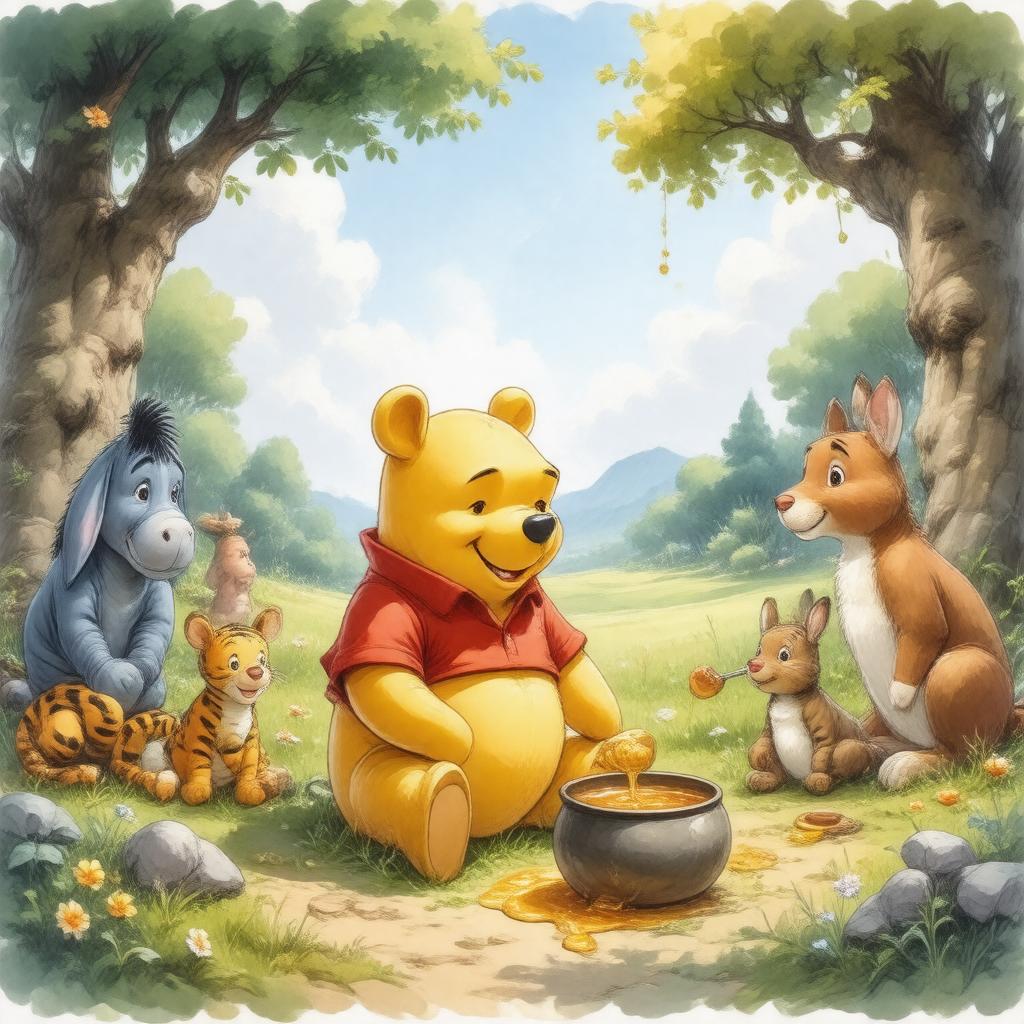 AI-created image of Pooh