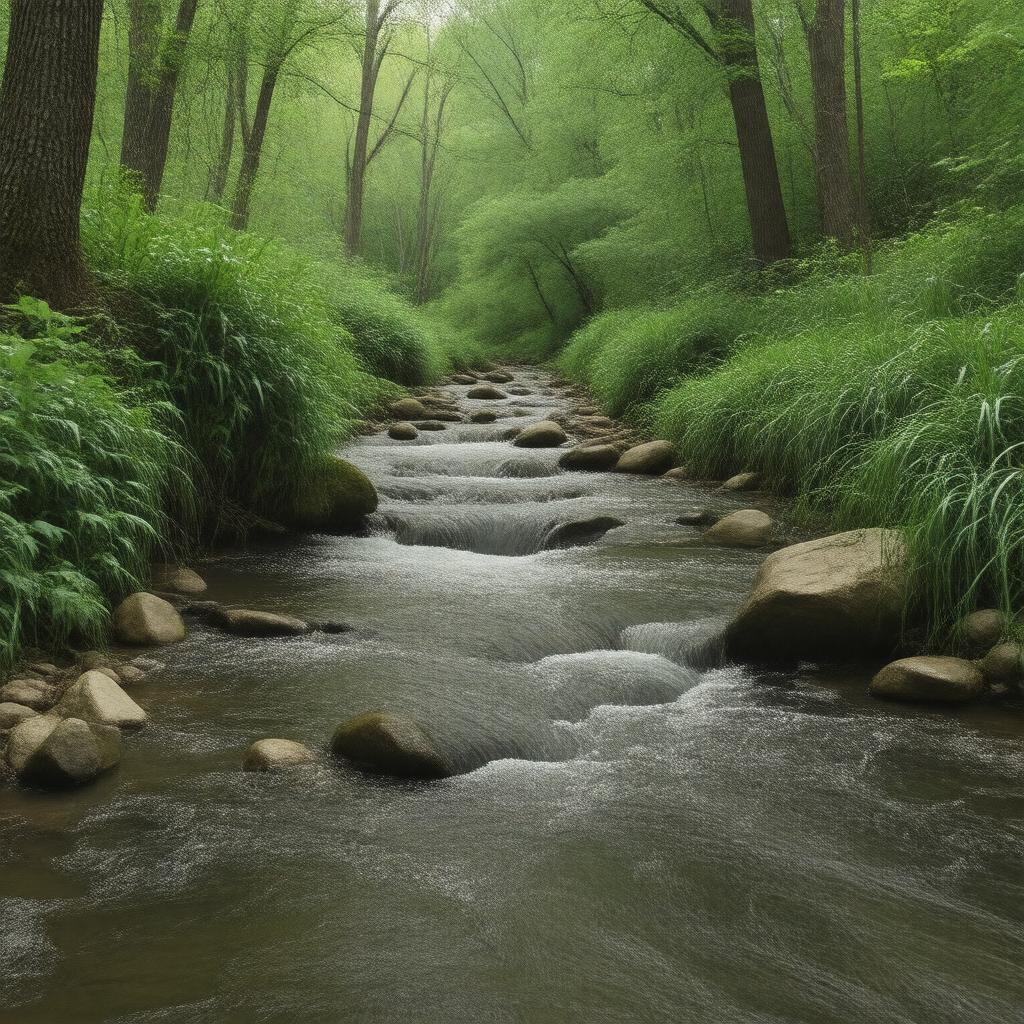 AI-created image of Poor Farm Brook