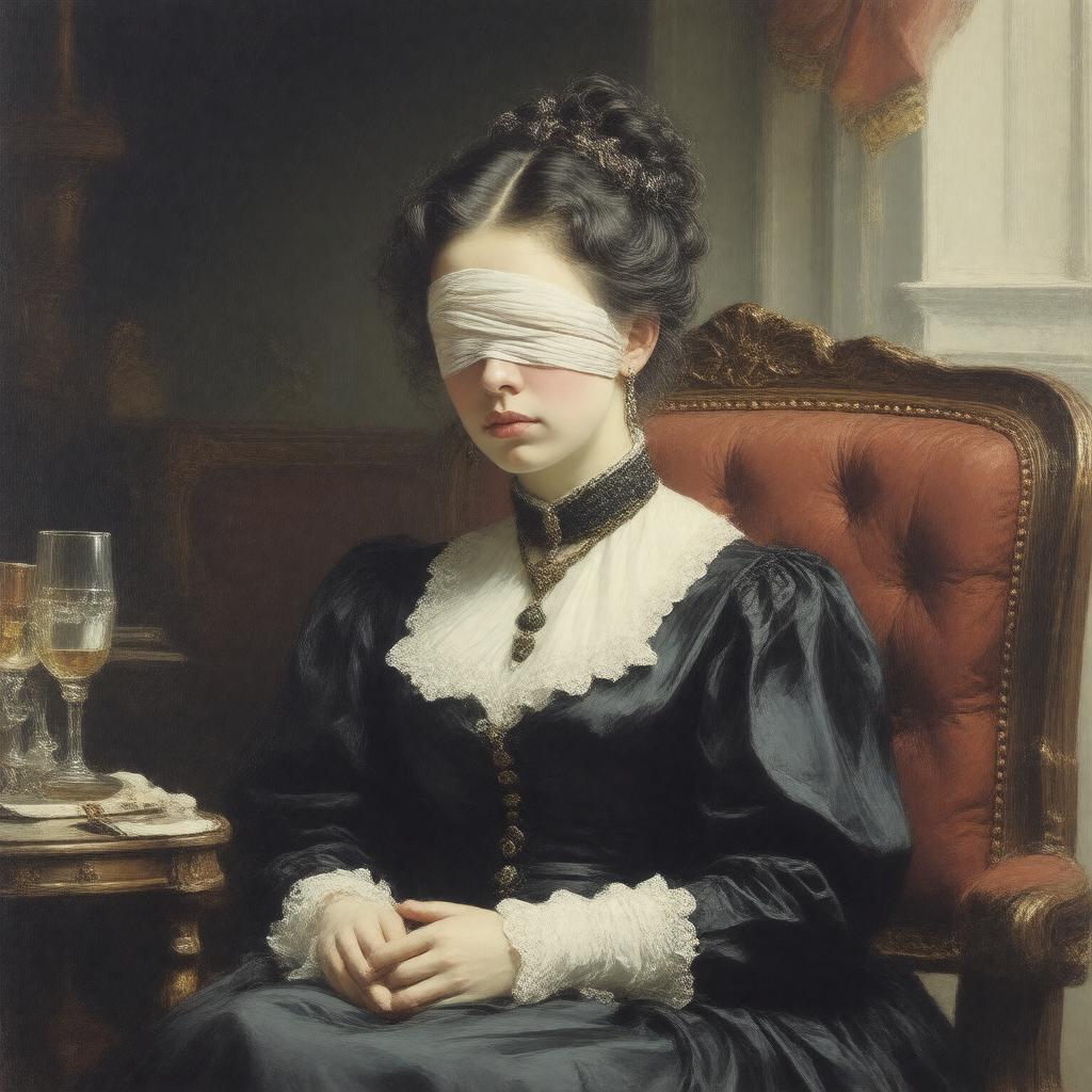 AI-created image of Poor Miss Finch