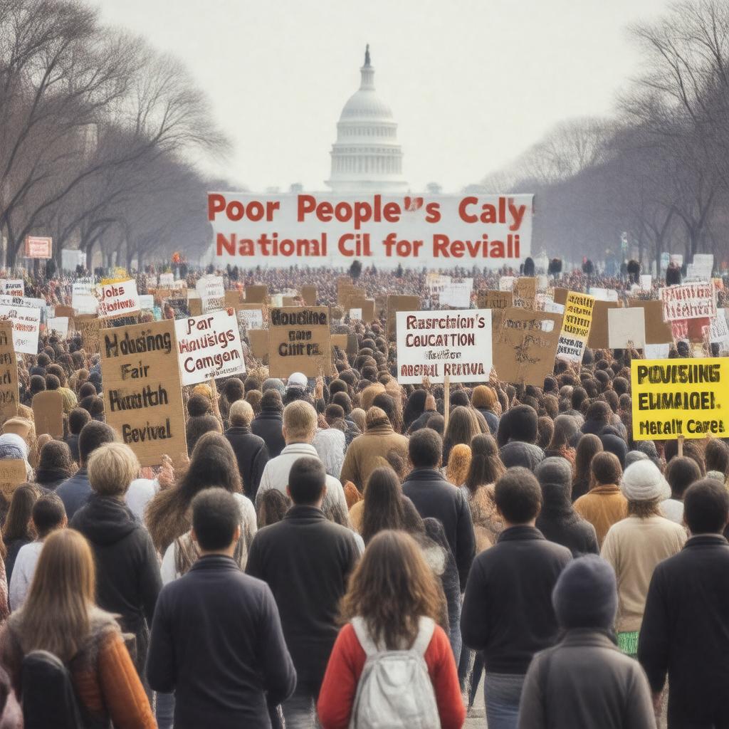 AI-created image of Poor People's Campaign