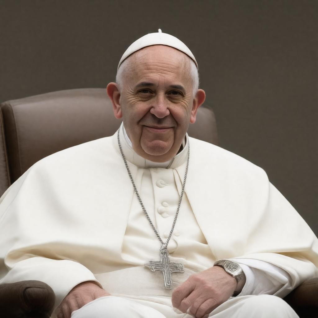 AI-created image of Pope Francis