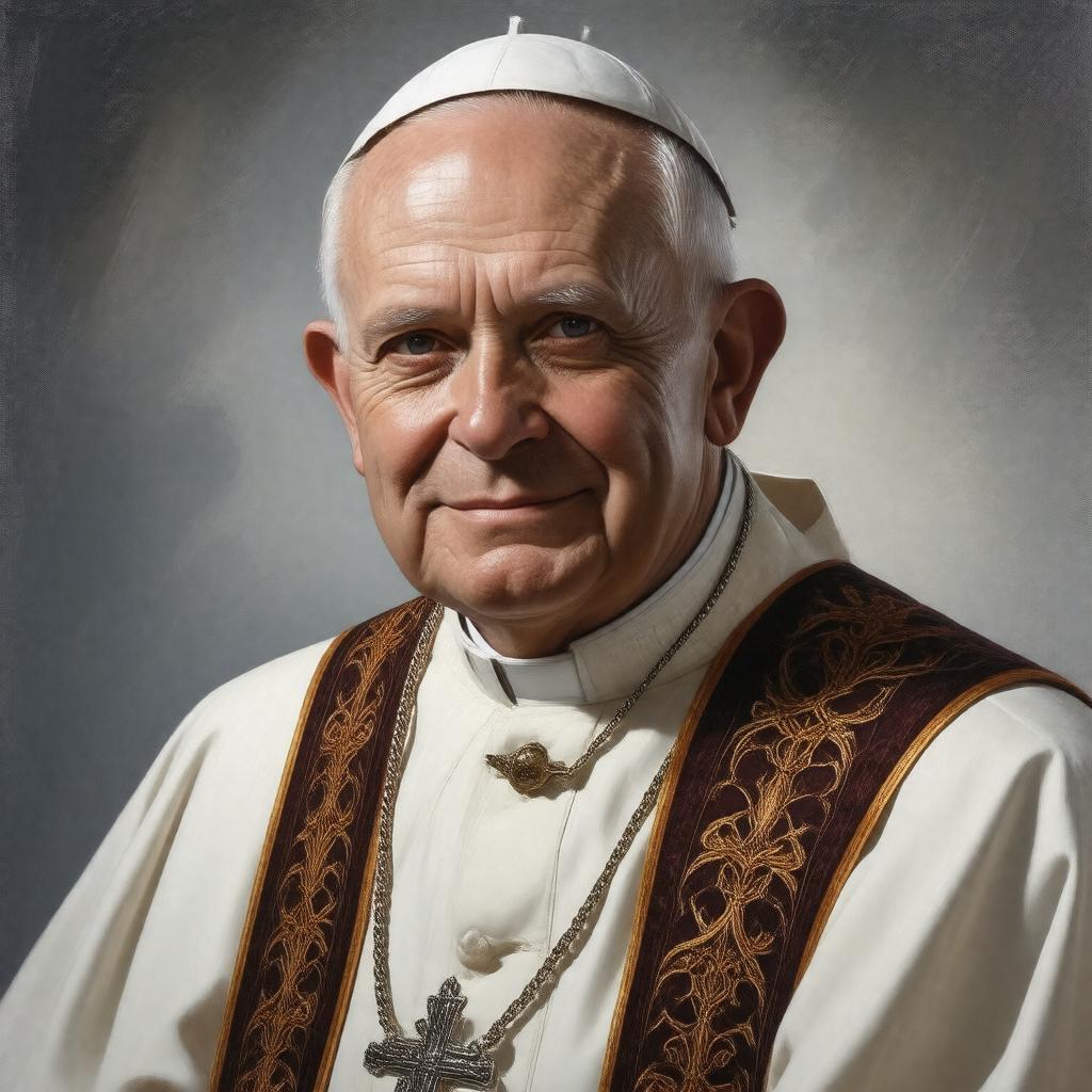 AI-created image of Pope John Paul II
