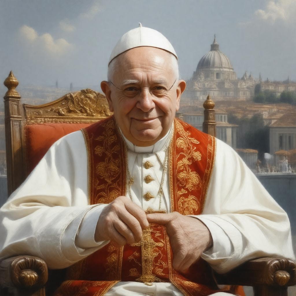 AI-created image of Pope John XXIII