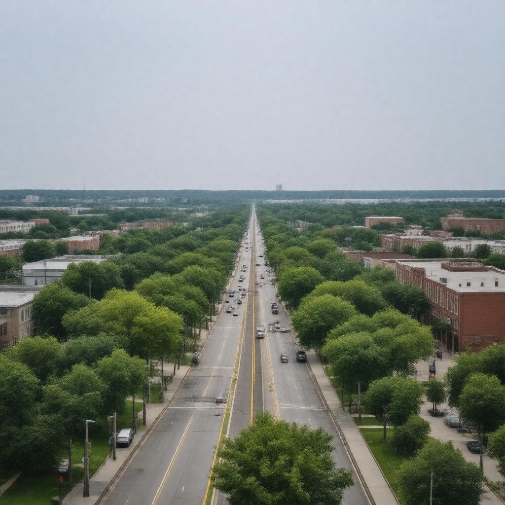 AI-created image of Poplar Bluff