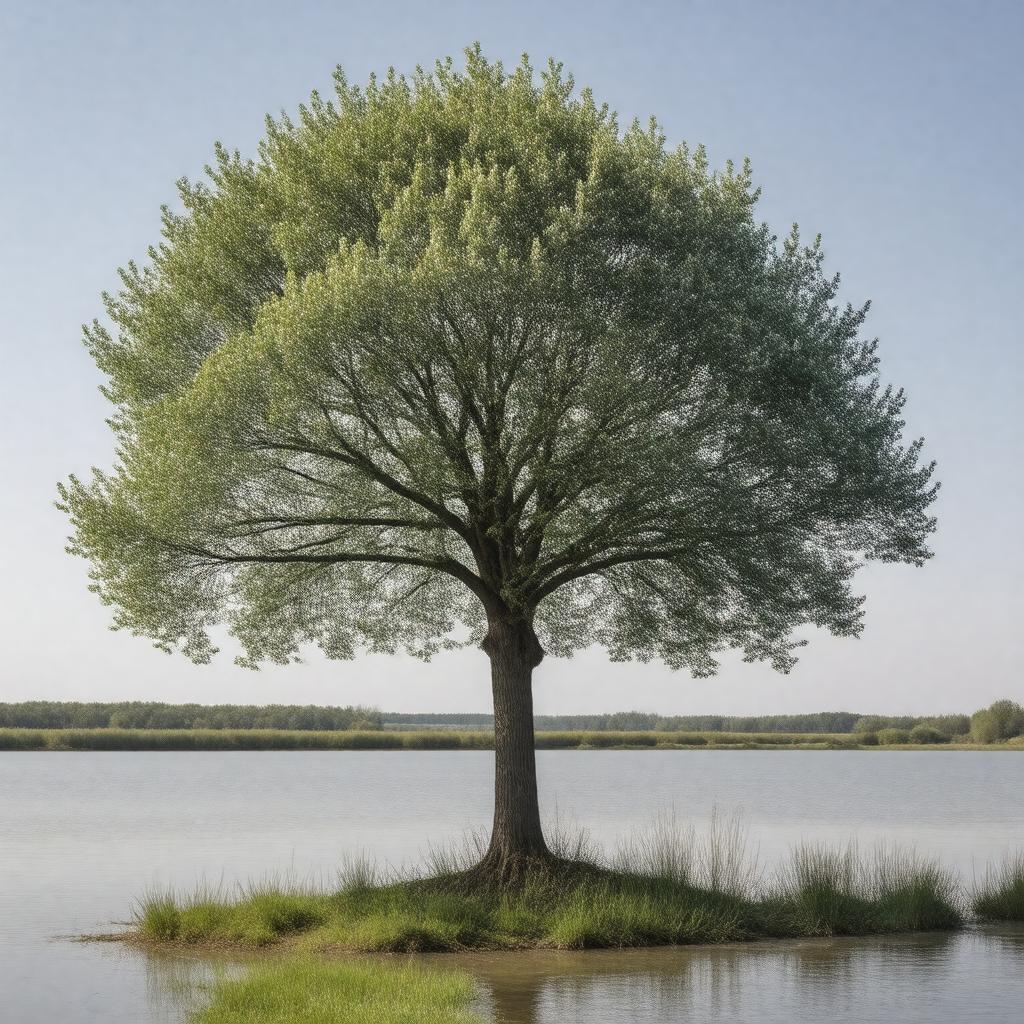 Click to view larger image AI-created image of Populus nigra