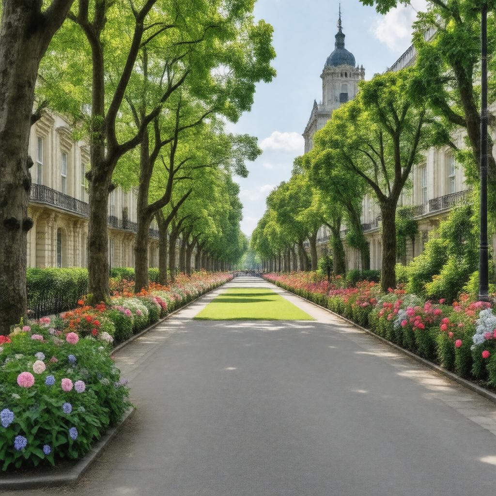 AI-created image of Porchester Gardens