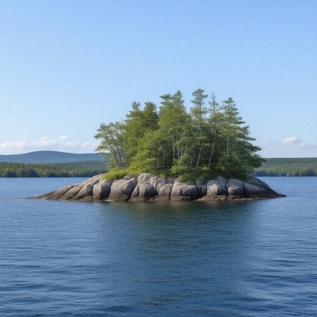 AI-created image of Porcupine Island