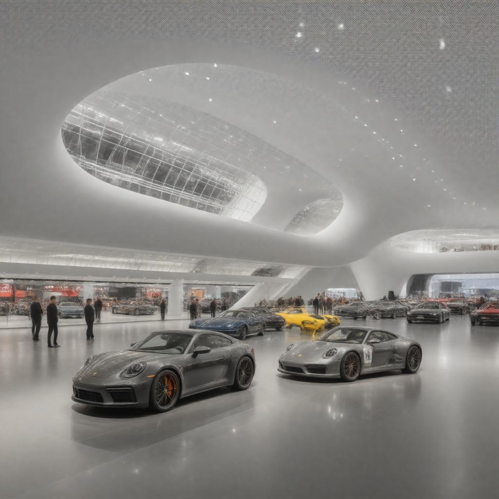 AI-created image of Porsche Museum