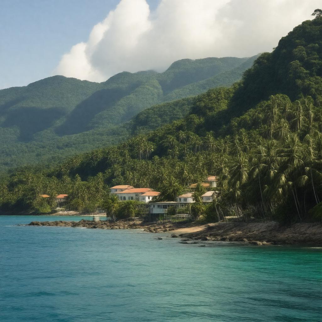 AI-created image of Port Antonio, Jamaica