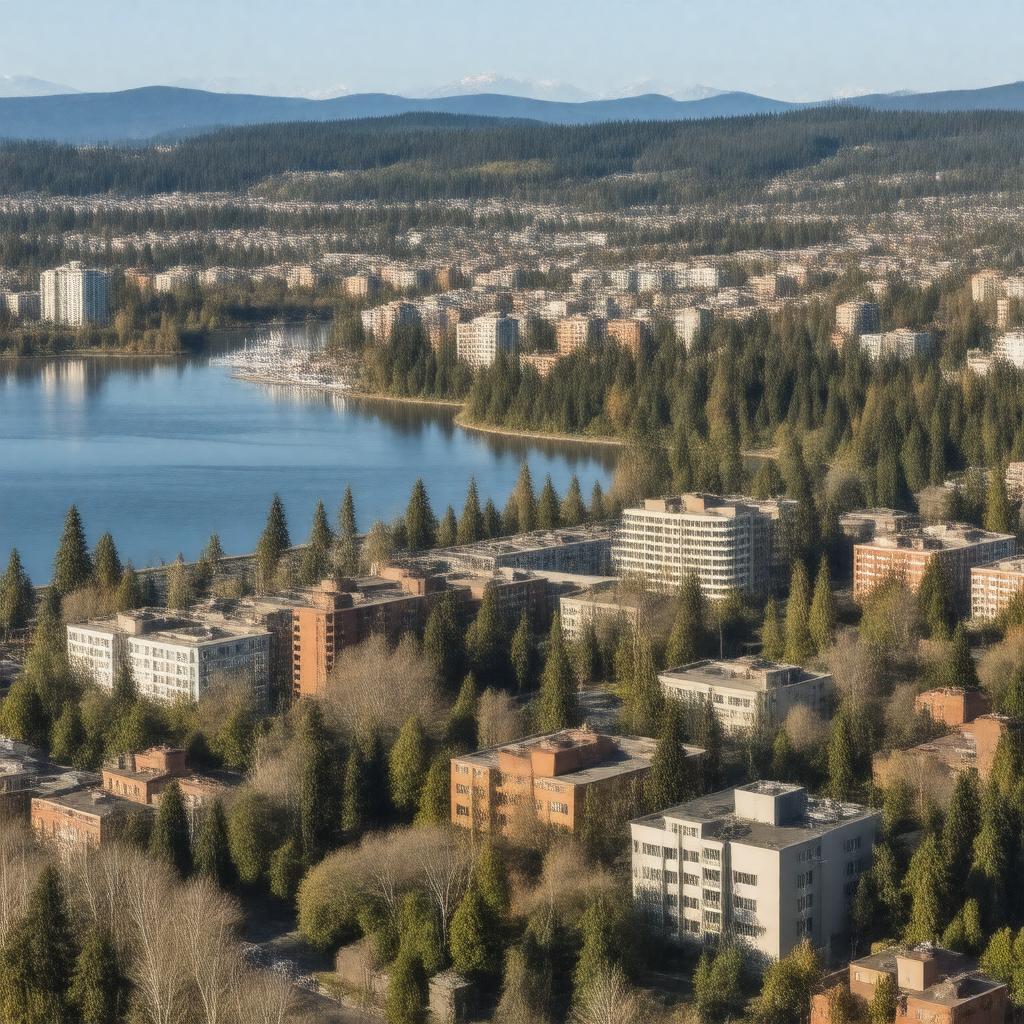 AI-created image of Port Coquitlam