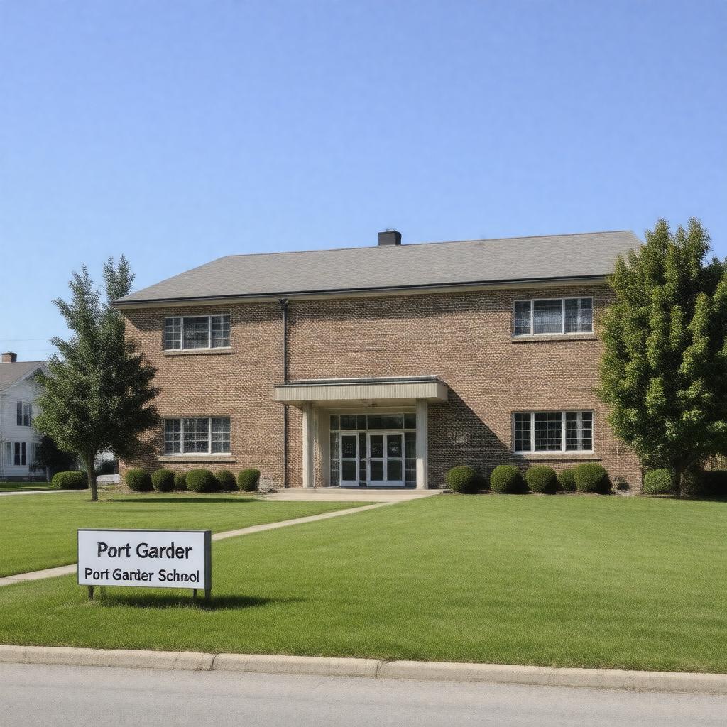 AI-created image of Port Gardner School