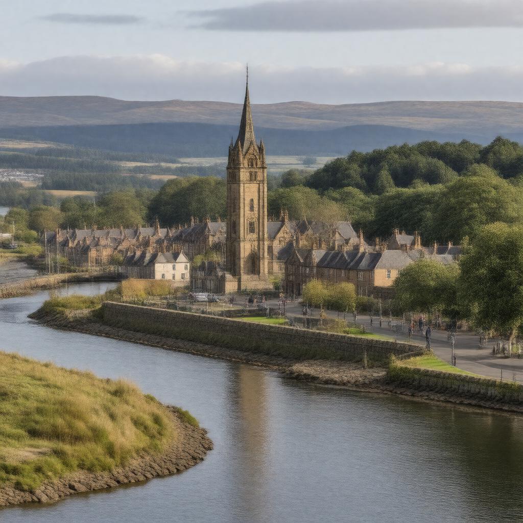 AI-created image of Port Glasgow