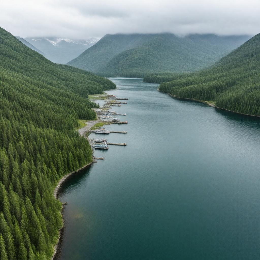 AI-created image of Port Gravina