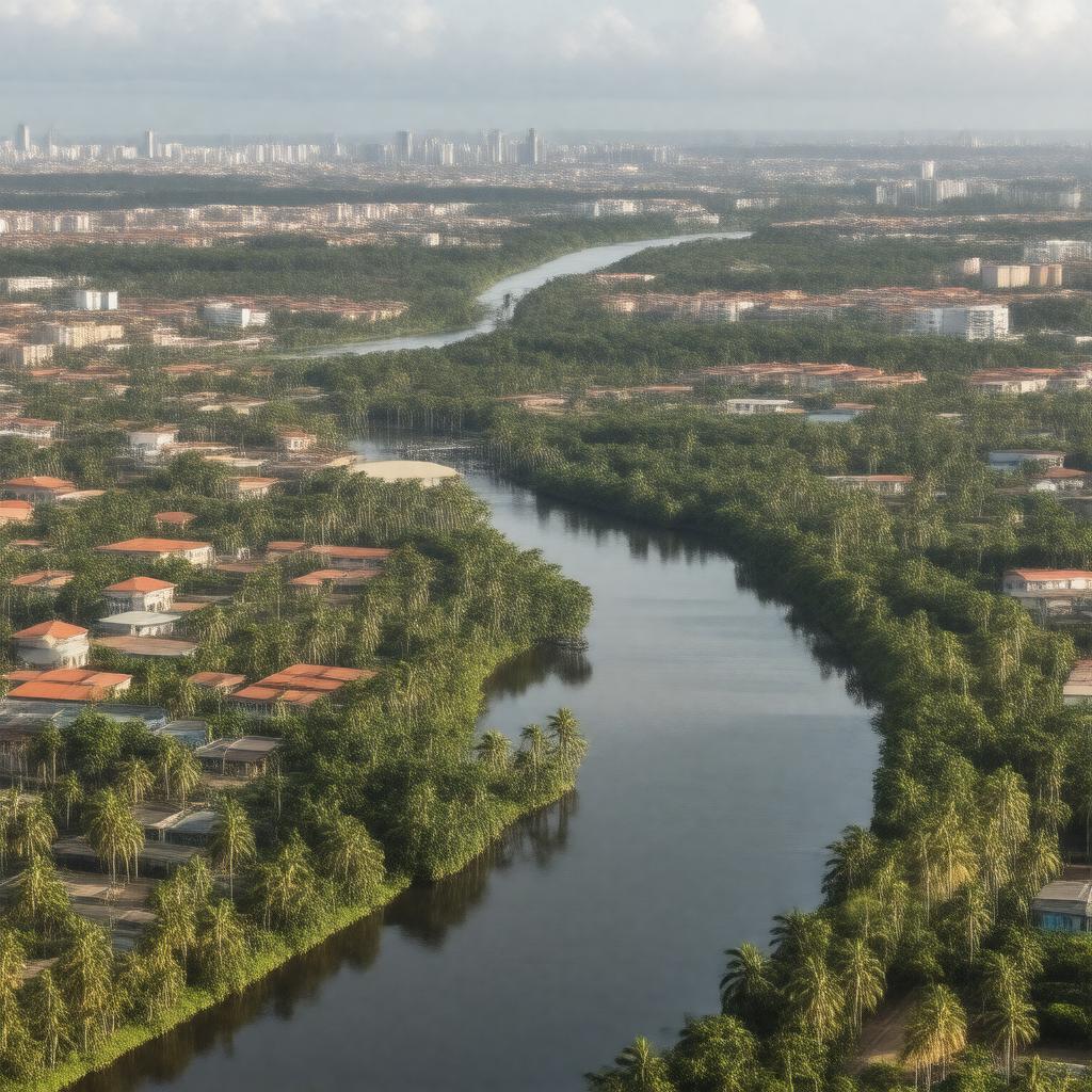 AI-created image of Port Harcourt, Nigeria