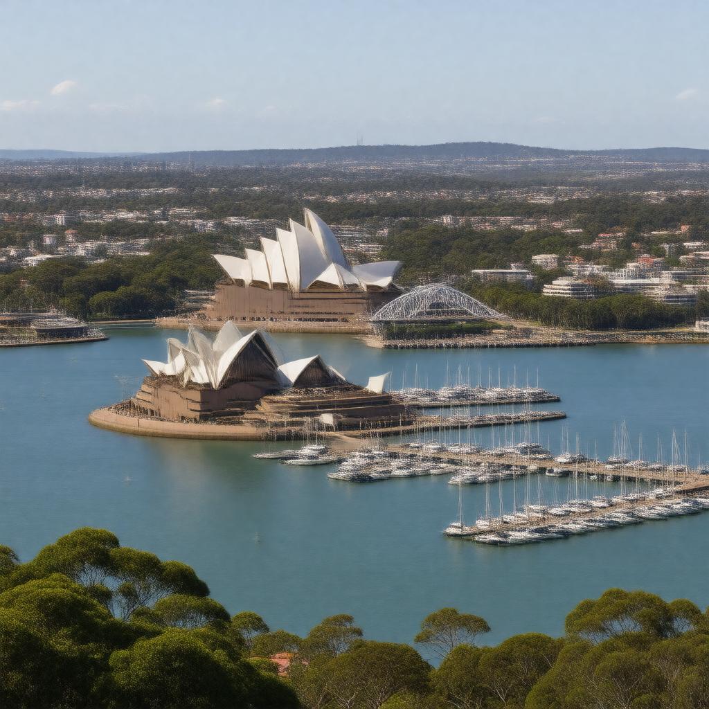 AI-created image of Port Jackson