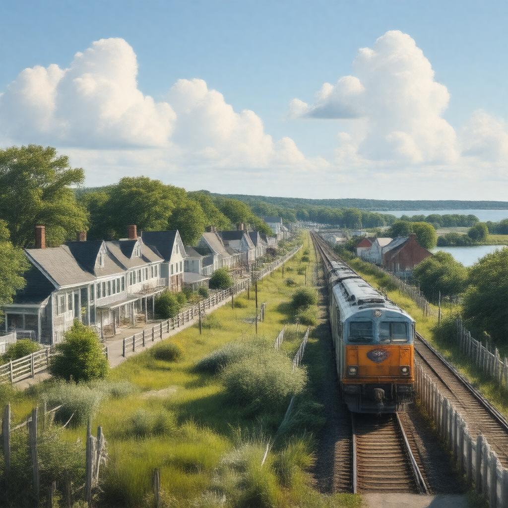 AI-created image of Port Jefferson Station