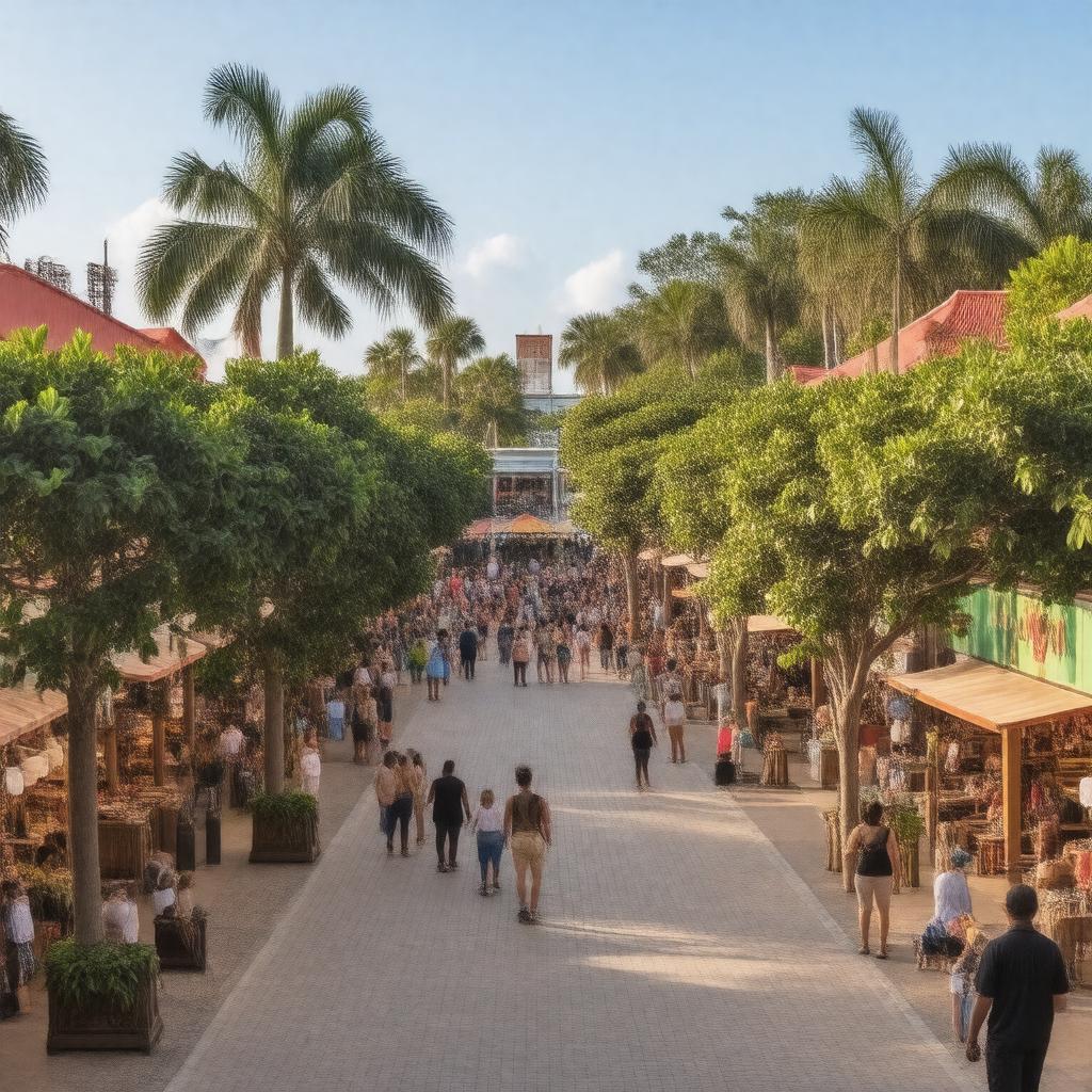 AI-created image of Port Lucaya Marketplace
