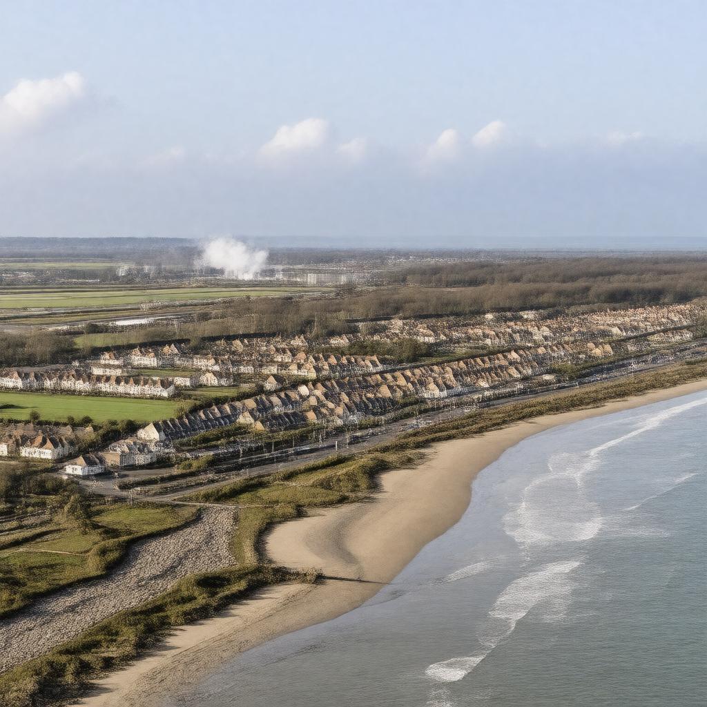 AI-created image of Port Talbot, Wales, United Kingdom