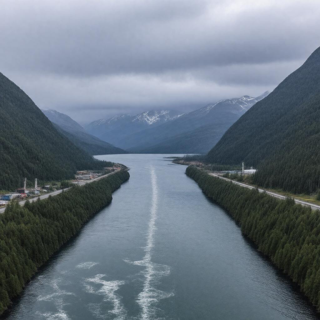 AI-created image of Port Valdez