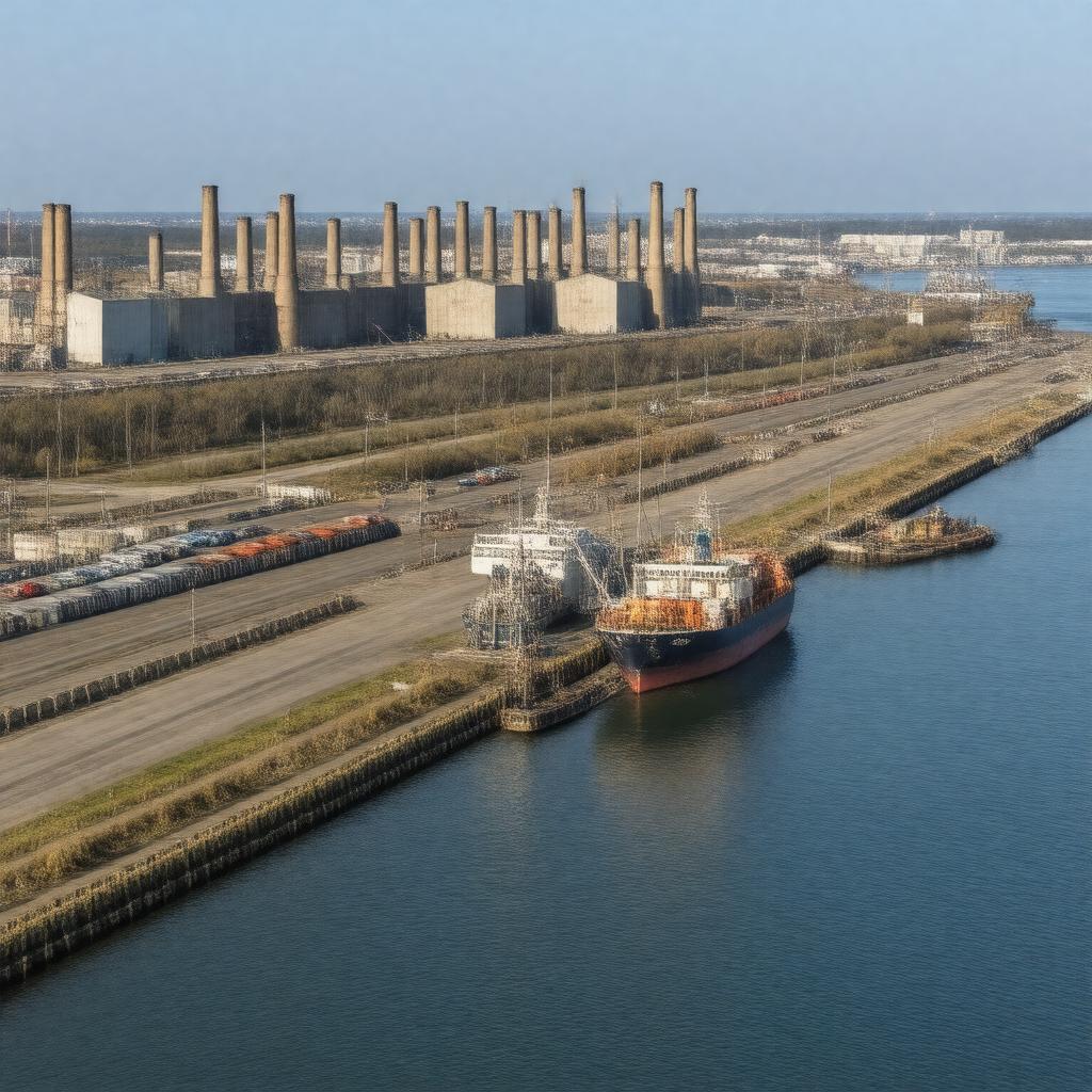 AI-created image of Port of Buffalo