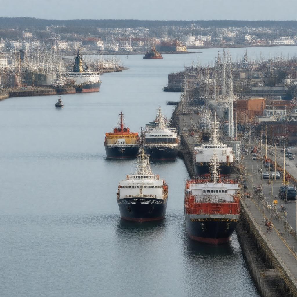 Click to view larger image AI-created image of Port of Charlottetown