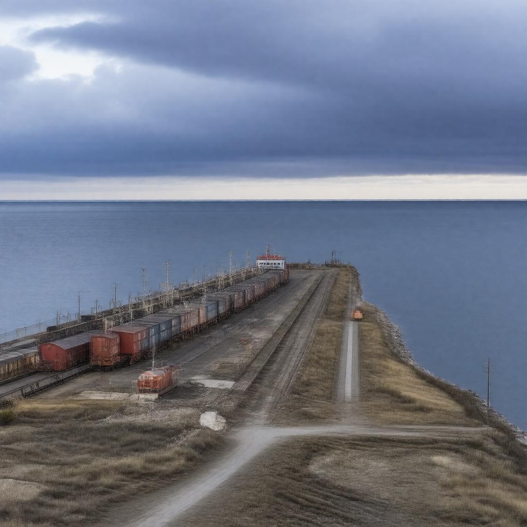 AI-created image of Port of Churchill