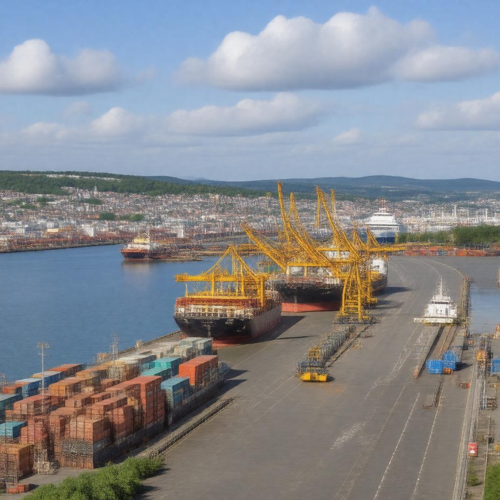 AI-created image of Port of Cork