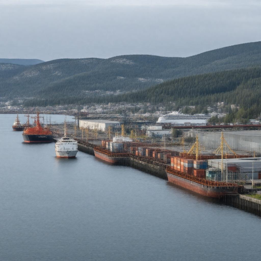Click to view larger image AI-created image of Port of Corner Brook