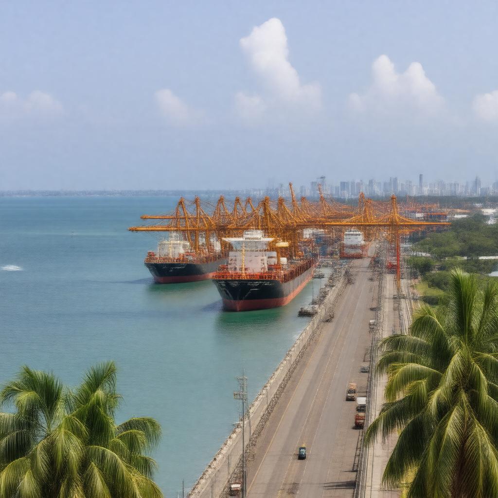 AI-created image of Port of Cristóbal