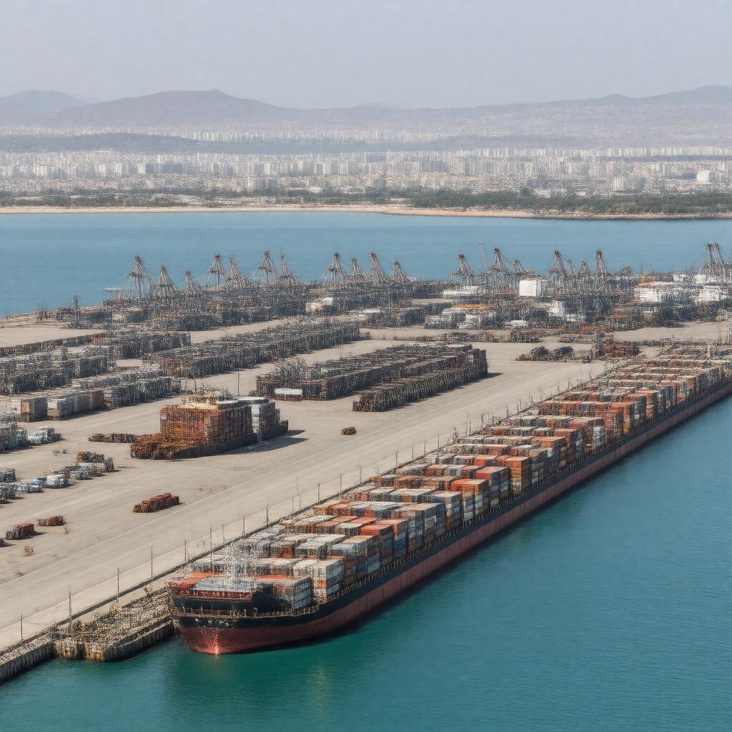AI-created image of Port of Dakar