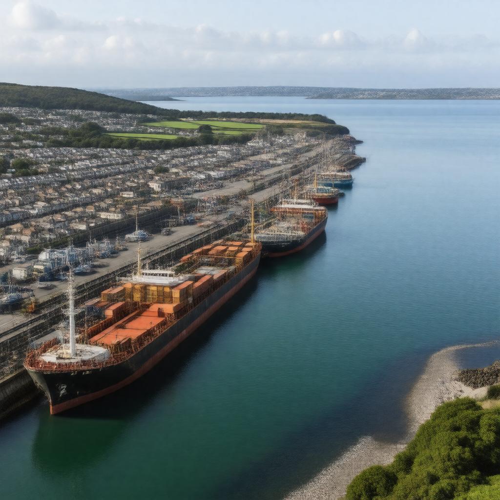 AI-created image of Port of Falmouth