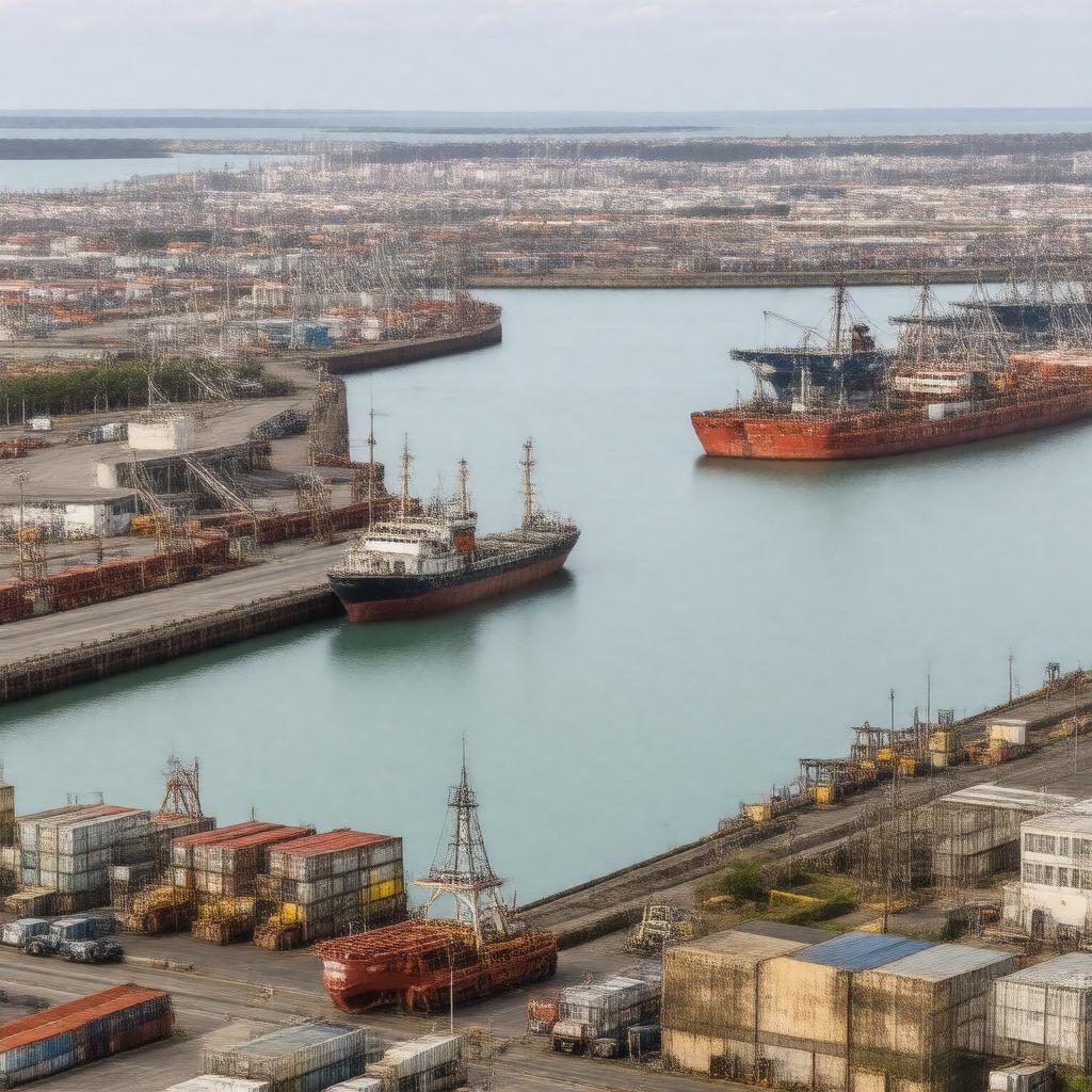 AI-created image of Port of Figueira da Foz