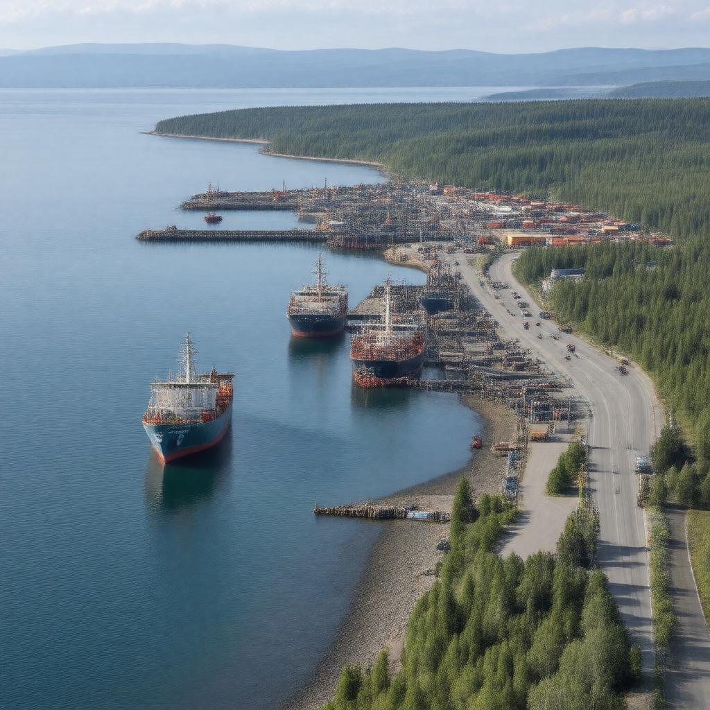 AI-created image of Port of Gaspé