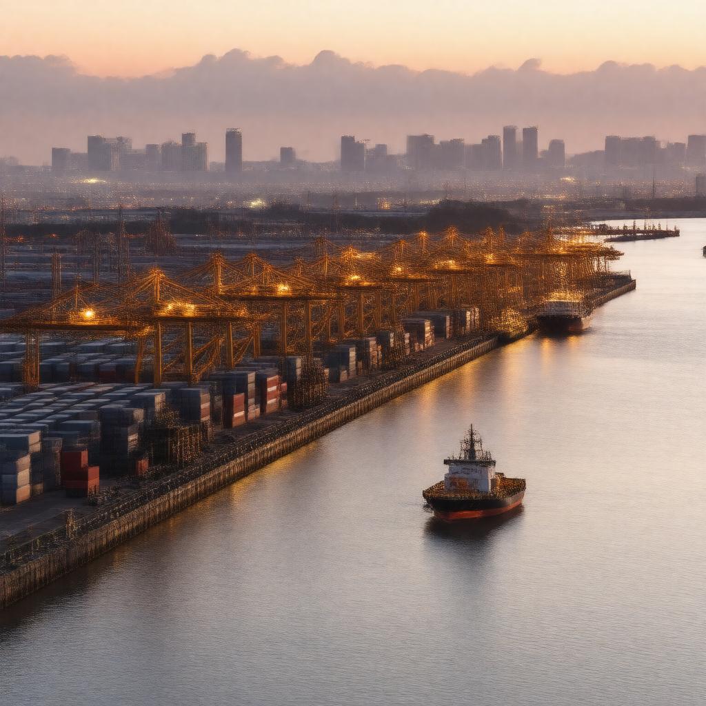AI-created image of Port of Houston