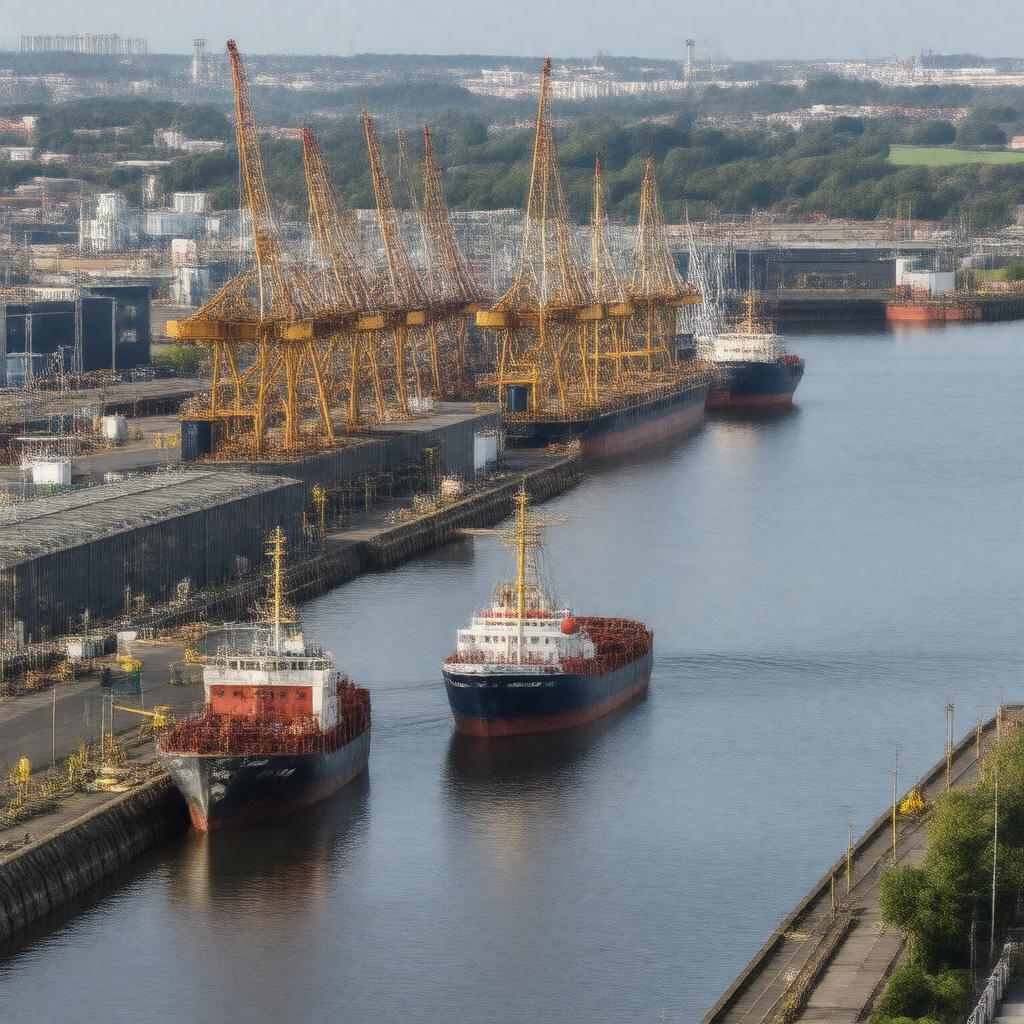 AI-created image of Port of Hull