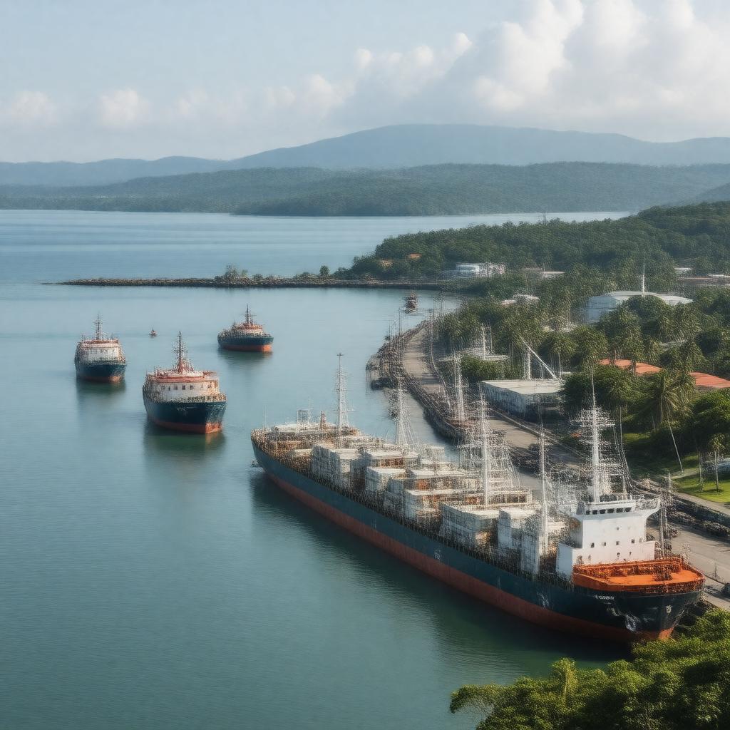 AI-created image of Port of Jayapura