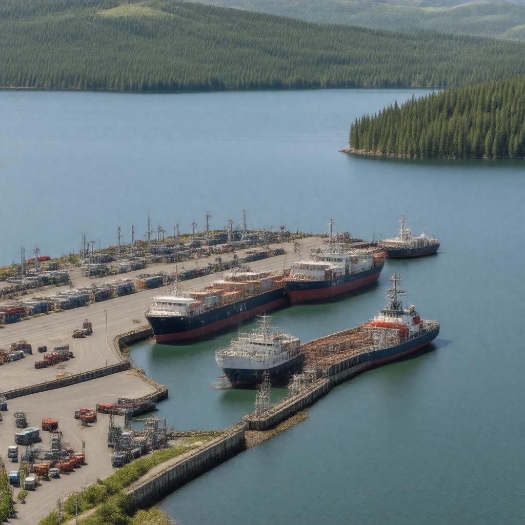 AI-created image of Port of Kodiak