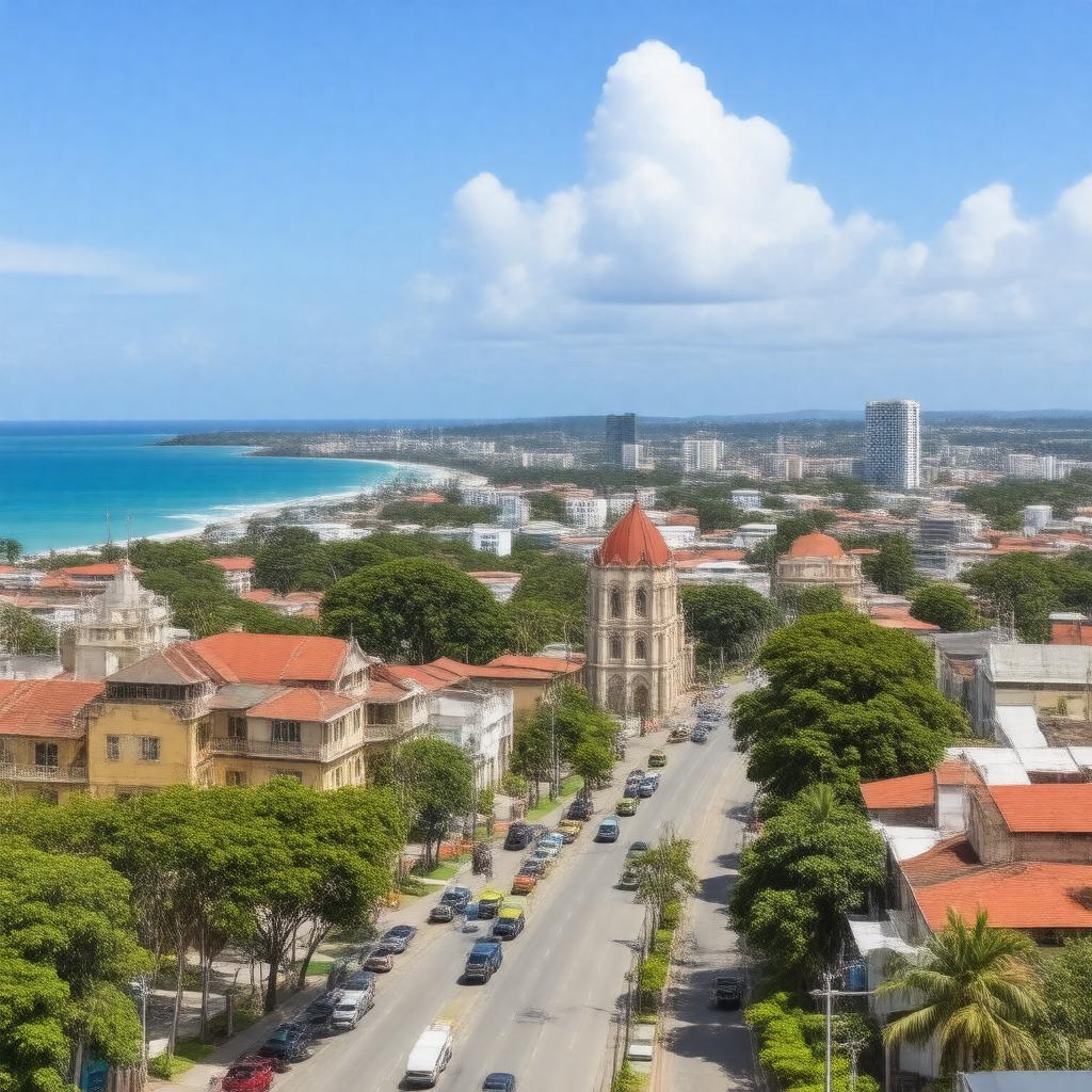 AI-created image of Port of Spain