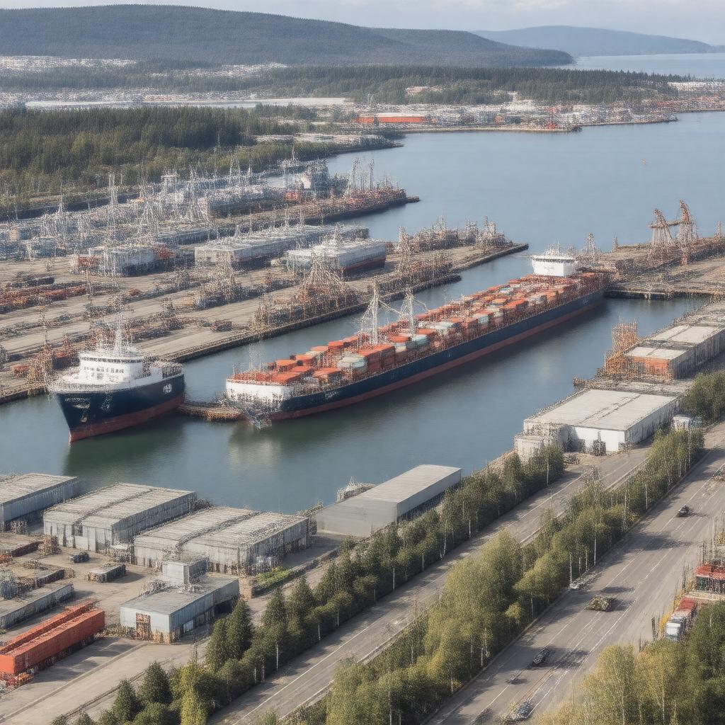 Click to view larger image AI-created image of Port of Sydney