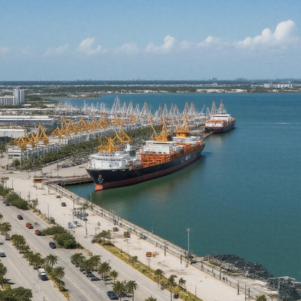 Click to view larger image AI-created image of Port of Tampa
