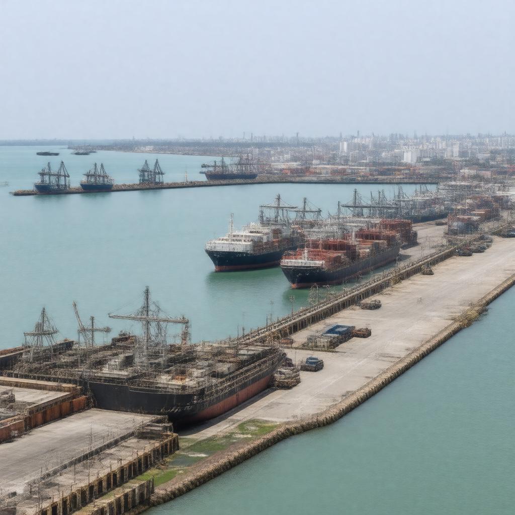 Click to view larger image AI-created image of Port of Veracruz