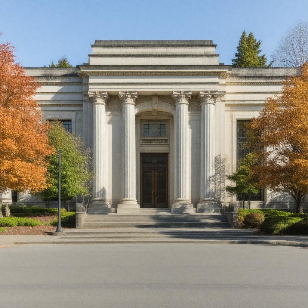 AI-created image of Portland Art Museum