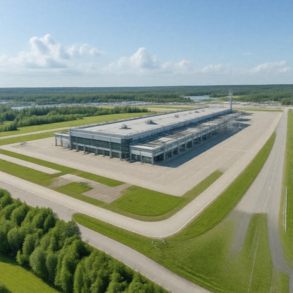 AI-created image of Portland International Jetport