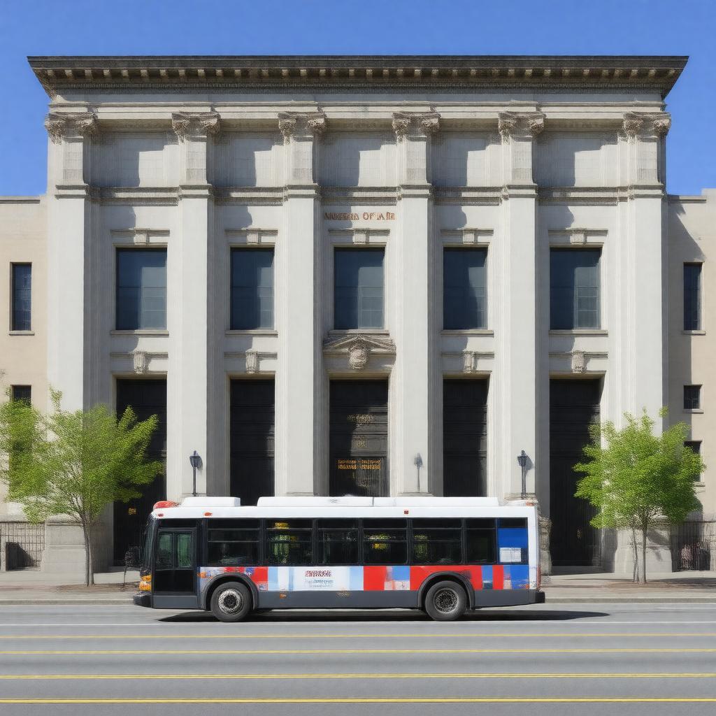 AI-created image of Portland Museum of Art