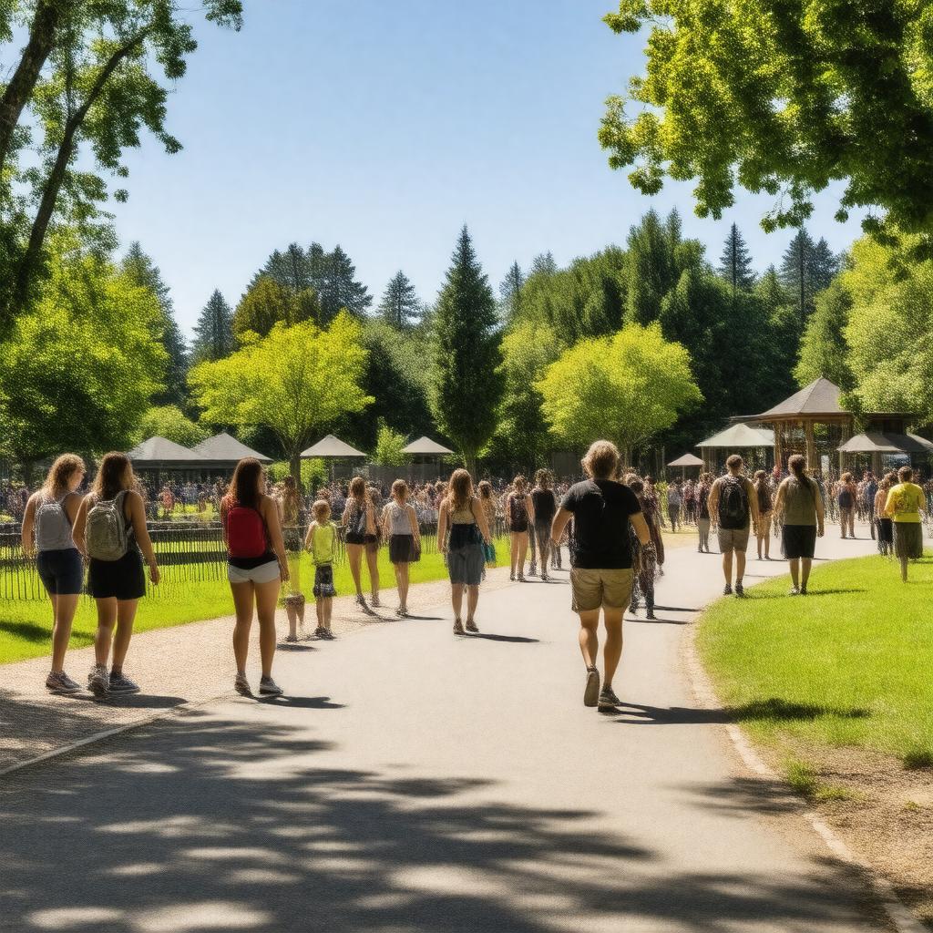 AI-created image of Portland Parks & Recreation