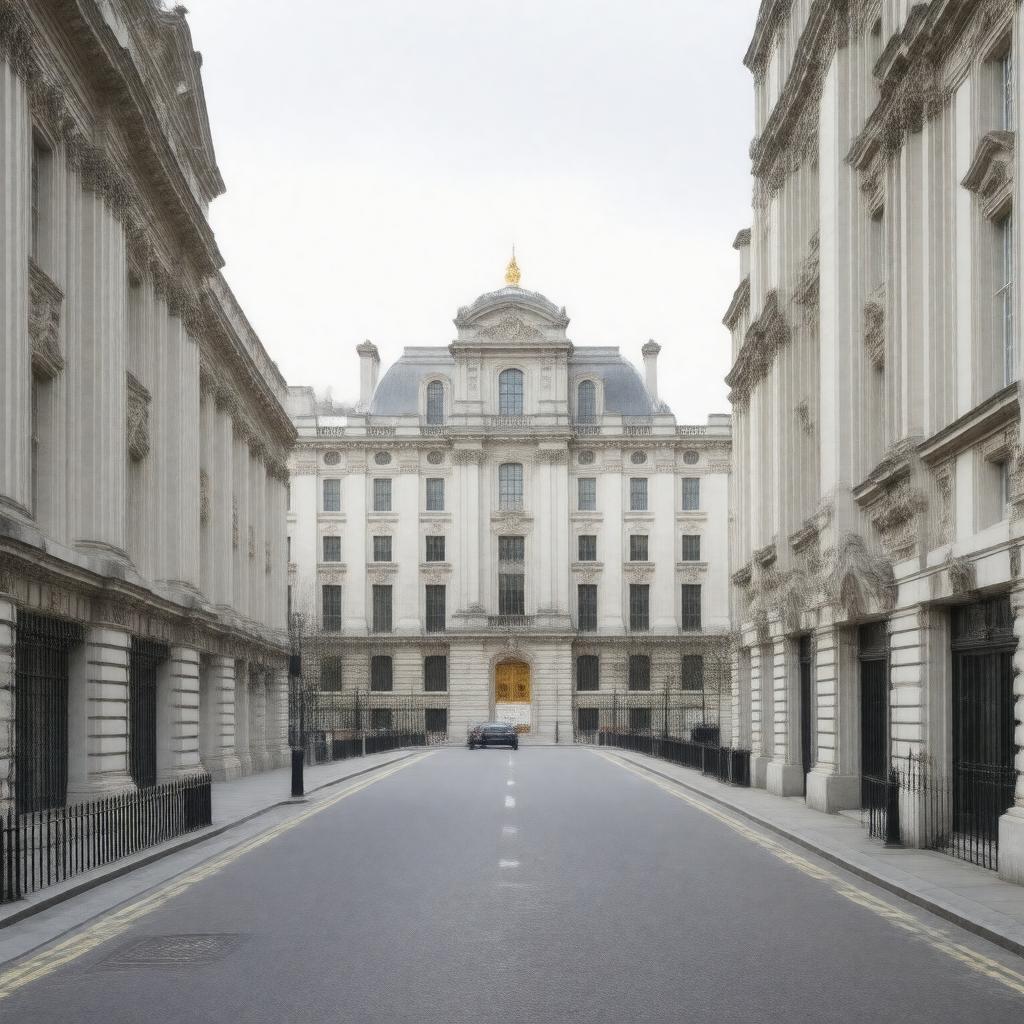 AI-created image of Portland Place