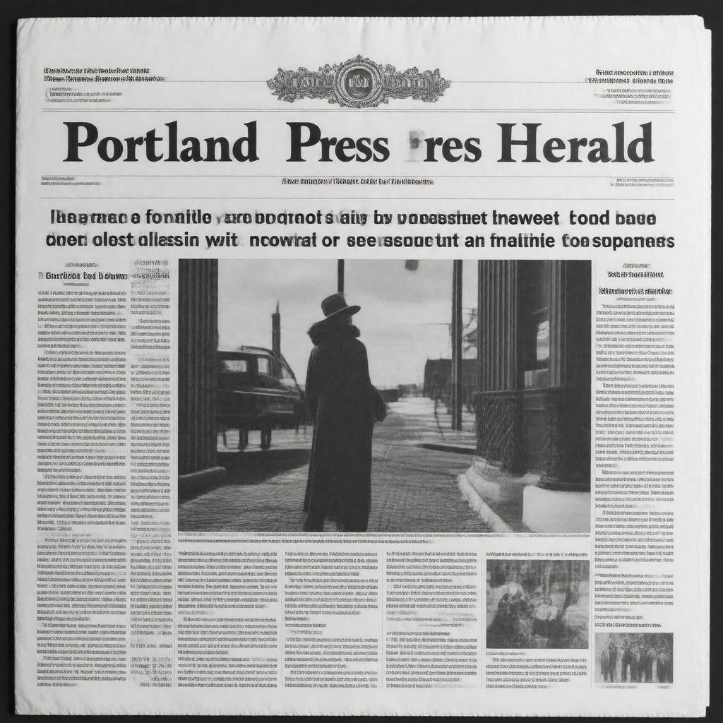 Click to view larger image AI-created image of Portland Press Herald