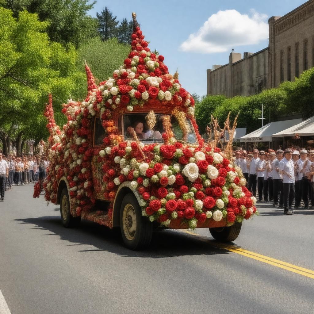 AI-created image of Portland Rose Festival