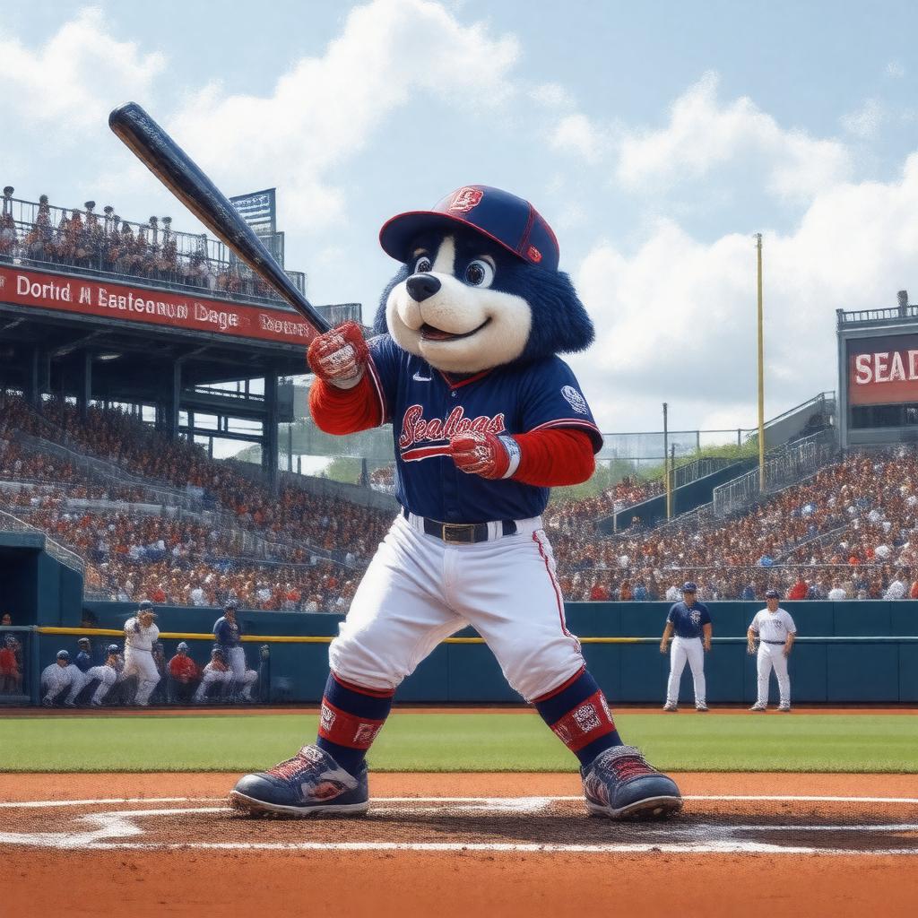 Click to view larger image AI-created image of Portland Sea Dogs